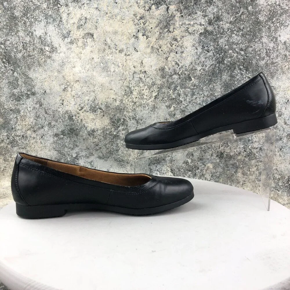 Shoes for Crews Women's Size 9 Reese Black Slip Resistant Dress Work Shoes 55315